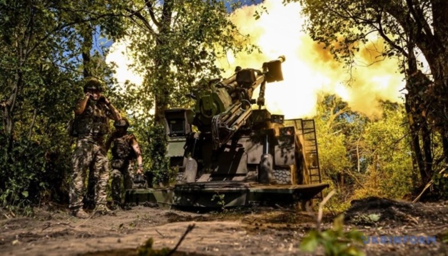 Карта України з позначенням напрямків фронту та кількості атак РФ за добу 13 липня 2026 року