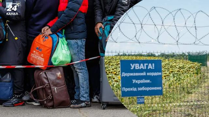 Співробітник Державної прикордонної служби перевіряє документи під час перетину державного кордону України
