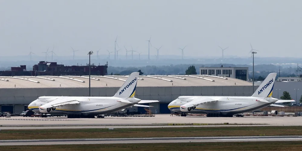 Безпілотник, виявлений біля українського вантажного літака Ан-124 в аеропорту Лейпциг/Галле
