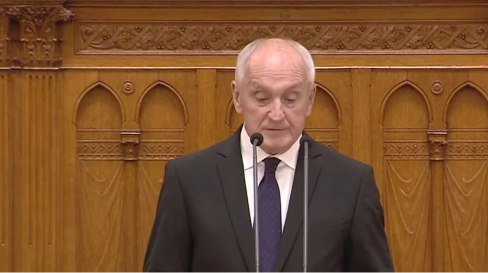 Національна асамблея Угорщини під час голосування за обрання Андраша Баки президентом