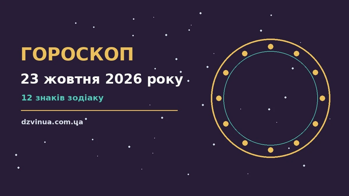 Гороскоп на 23 жовтня 2026 року: фінанси, робота і стосунки