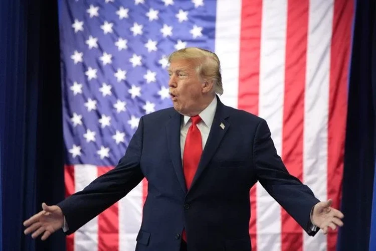 Президент США Дональд Трамп під час виступу